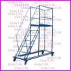 Pomost schodowy na k�kach, d�ugo�� podium 150cm, model: WGP-200-150cm, liczba schod�w: 7, wysoko��: 200 cm