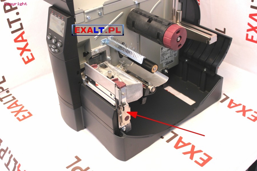 mechanizm dociskajcy gowic w drukarce zm400