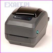 Drukarka etykiet Zebra GX430t termiczno-transferowa (drukuje termicznie i termotransferowo), rozdzielczo 300dpi, zcza: RS-232, USB, ETHERNET