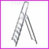 Drabina domowa aluminiowa DRALD 6, jednostronna, szeciostopniowa, 5 stopni + podest roboczy, wysoko drabiny do podestu 1,38 m