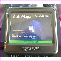 nawigacja GoClever 3550A + program nawigacyjny Cardinale/MioMap