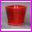 Doniczka Dzwonek, rednica 20 cm, wysoko 19 cm, kolor doniczki patyna N006