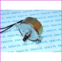Silnik synchroniczny z przek�adni�, model silnika: SP-24 , napi�cie zasilania 12V AC/50Hz 20 obr/min
