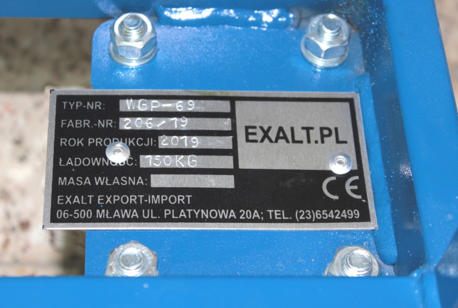 wgp-69 tabliczka znamionowa
