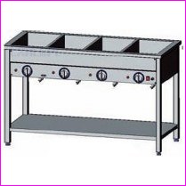 Bemar elektryczny wolnostojacy 4-komorowy, niezale�ne sterowanie BE 4 WS , moc 3.2kW, rozmiar 1400x600x850mm