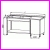 St� ze zlewem 1-komorowym, szafk� i p�k� E 2255
