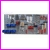 Zestaw: 3 x panel GSP02 plus zestaw 22 zawieszek do zawieszania narzdzi oraz 5 pojemnikw, kolor: szary
