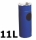 koszopopielniczka niebieska pojemnosc 11 litrow 