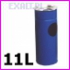 Koszopopielniczka (pojemnik na mieci z popielniczk) - rozmiar redni: rednica 22cm, wysoko 55cm, waga 3.2kg, pojemno 11L - kolor niebieski RAL 5022