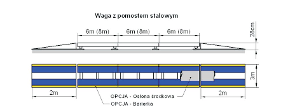 waga samochodowa WA-50 o dugoci 20 m 3 elementowa