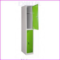 Szafa skrytkowa BS-2-1, 2 skrytki, wymiary szafki: wysoko�� 1850 mm, szeroko�� 300 mm, g��boko�� 500 mm, kolor RAL-6010