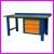 St� warsztatowy SP-P, wymiar sto�u: 2000 x 750 mm + modu� SS-3-P-1 z szafk� o trzech szufladach o wymiarach 620 x 580 x 650 mm, kolor RAL-6010