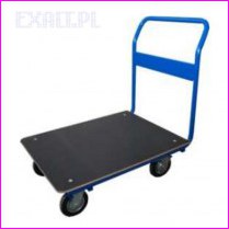 W�zek platformowy WZ-1, wymiary w�zka: d�ugo�� 1000 mm, szeroko�� 630 mm, ko�a 160 fi, kolor RAL-7035