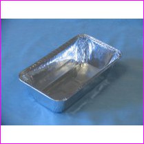 Foremka aluminiowa do produktw spoywczych, prostoktna, pojemno 1000 ml - pakiet (100 szt.)