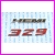 napis HEMI 329 do dodge charger