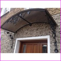 Daszek nad drzwi zadaszenie 170x80 poliw�glan NOWY