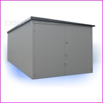 Gara� 3,5 x 7 siwy z obr�bkami