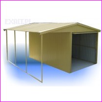 Gara� 6x6 Premium dwuspad z wiat� 3m