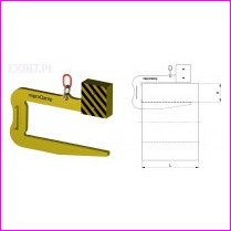 Zawiesie jednoro�ne do kr�g�w miproClamp CH-S