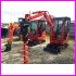 WIERTNICA CB MT 15 - wiertnica hydrauliczna CANGINIBENNE MT15 z wiert�em fi 250mm, p�yta adaptacyjna pod szybkoz��cze typu LEHNHOFF MS01, w�e pod��czeniowe z szybkoz��czkami