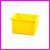 Pojemnik transportowy 40x30, kolor ��ty, wymiary zewn�trzne 400x300x250mm, wysoko�� przy sztaplowaniu 225mm