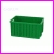 Pojemnik transportowy 60x40, kolor zielony, wymiary zewn�trzne 600x400x300mm, wysoko�� przy sztaplowaniu 270mm