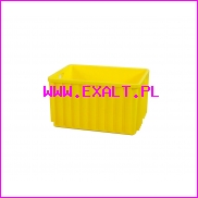 pojemnik transportowy duzy zolty 80x60
