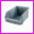 Pojemnik warsztatowy (z moliwoci sztaplowania) Typ I, kolor szary, wymiary 440x285x210mm, pojemno 12,0 dm szecienych