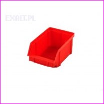 Pojemnik warsztatowy (z moliwoci sztaplowania) Typ IV, kolor czerwony, wymiary 157x101x74mm, pojemno 0,5 dm szecienych