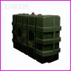 Zbiornik na olej opa�owy jednop�aszczowy ORP01000DG, 1000 litr�w, d�ugo�� 1,95 m, szeroko�� 0,62 m, wysoko�� 1,23 m