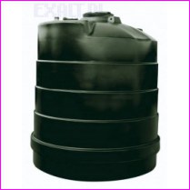 Zbiornik na olej opaowy jednopaszczowy ORP05000DG, 5000 litrw, rednica zbiornika 2,01 m, wysoko 2,01 m
