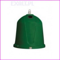 Pojemnik na odpady oglne i segregowane IgloLeader RIL01500GN, pojemno 1,5 m3, dugo 1,45 m, szeroko 1,45 m, wysoko 1,47 m, kolor zielony