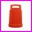 Pojemnik na odpady oglne i segregowane TidyTop RTT002050RE - otwr wrzutowy prostoktny, 205 litrowy, wysoko 1,20 m, rednica grna 0,68 m, rednica dolna 0,80 m, otwr wrzutowy 0,37 x 0,15 m, kolor czerwony