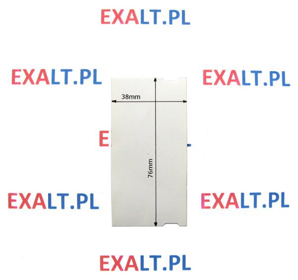 wymiary kartoniku 38x76mm