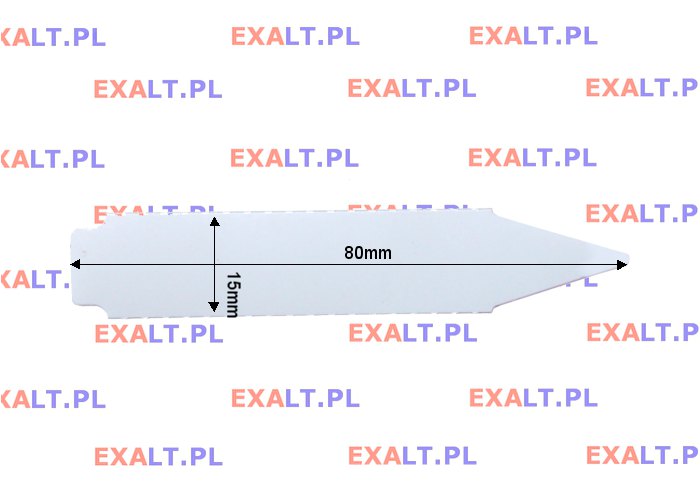 wymiary strzalki ogrodowej pvc