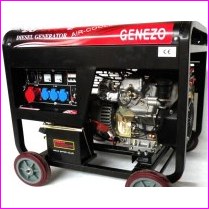 Agregat prdotwrczy w obudowie otwartej, DIESEL 12 KVA 3-fazowy 400V, model DG12000SE3 3-fazowy