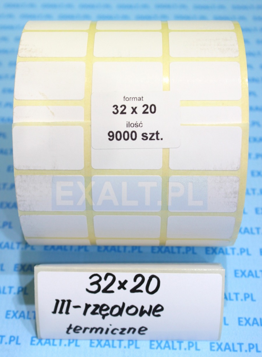 etykiety termiczne 32x20mm