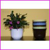 Doniczka Plastikowa Anna Ciemny Niebieski o �rednicy 15cm. Cena za 25szt