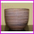 Doniczka Ceramiczna Classic 2 o �rednicy 16,5cm. Wz�r Paski. ��ta. Cena za 6szt
