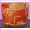 Doniczka Ceramiczna Tapeta Classic 1 o �rednicy 13,5cm. Wz�r 26. Cena za 6szt