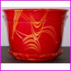 Doniczka Ceramiczna Tapeta Dzwonek 1 o �rednicy 10,5cm. Wz�r 16. Cena za 6szt
