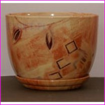 Doniczka Ceramiczna Tapeta 1 o �rednicy 28cm. Wz�r 18. Cena za 6szt