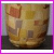 Doniczka Ceramiczna Tapeta Kwadrat 3 o �rednicy 18,5cm. Wz�r 24. Cena za 6szt