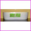 Doniczka Ceramiczna Kaktusiarka 1 o szeroko�ci 11cm. Wz�r 01. Niebieska. Cena za 6szt