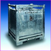 Pojemnik na odpady przemysowe cieke ASF 1000 - standard, pojemno 1000 litrw