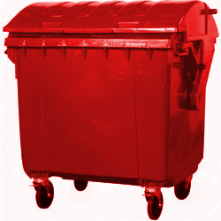 pojemnik na odpady bytowe mgb1100rl czerwony