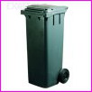 Pojemnik na odpady bytowe - model MGB 140 zielony, o pojemnoci 140 litrw