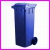 Pojemnik na odpady bytowe - model MGB 180 niebieski, o pojemnoci 180 litrw. Cena za 50szt.