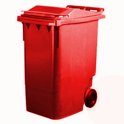 pojemnik na odpady bytowe mgb340 czerwony