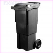 Pojemnik na odpady bytowe - model MGB 60 szary, o pojemnoci 60 litrw